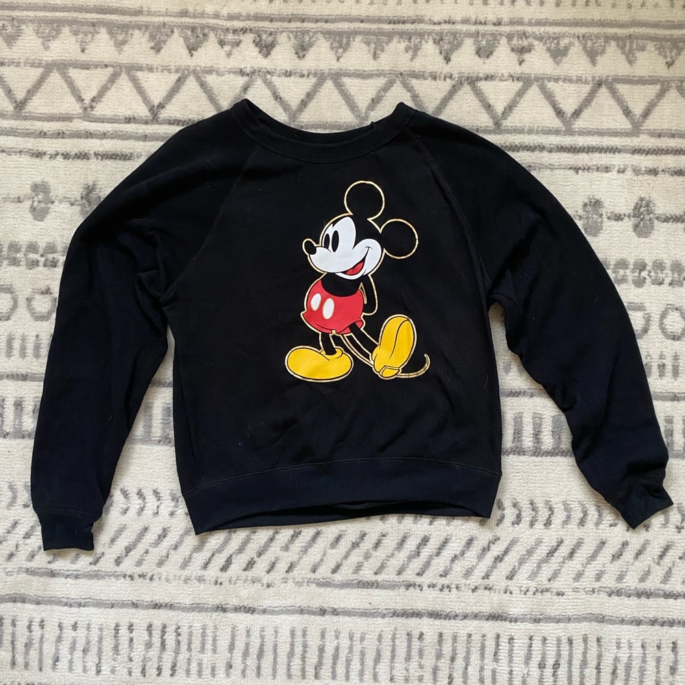 Disney - Size Small - Black Mickey Sweatshirt